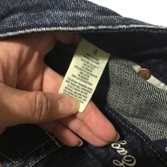 2 pair of American Eagle denim shorts Size 2 - Picture 6 of 6